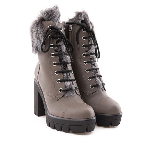 Eco Leather Lace-Up Women's Boots - Giuseppe Zanotti - Modalova