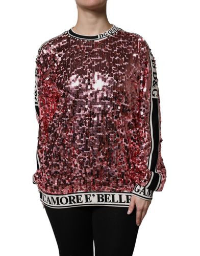 DG Queen Sequin Pullover Women's Sweater - Dolce & Gabbana - Modalova