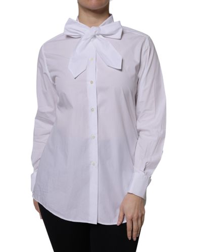 Ascot Collar Long Sleeve Blouse Women's Top - Dolce & Gabbana - Modalova