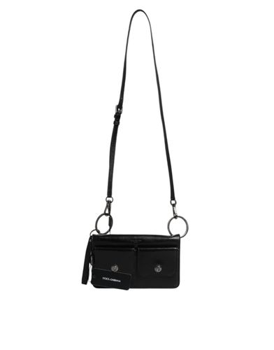 Leather Logo Purse Shoulder Crossbody Men's Bag (Pre-Owned) - Dolce & Gabbana - Modalova