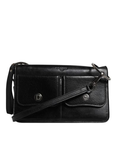 Leather Logo Purse Shoulder Crossbody Men's Bag (Pre-Owned) - Dolce & Gabbana - Modalova