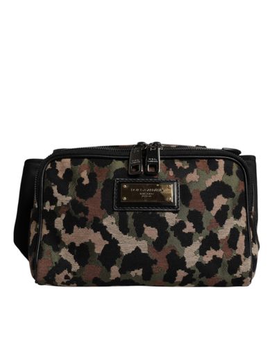 Leopard DG Logo Belt Waist Fanny Pack Men's Bag - Dolce & Gabbana - Modalova