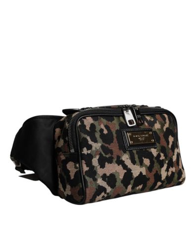 Leopard DG Logo Belt Waist Fanny Pack Men's Bag - Dolce & Gabbana - Modalova