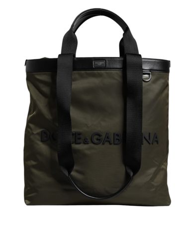 Military Nylon Shoulder Strap Tote Men's Bag - Dolce & Gabbana - Modalova