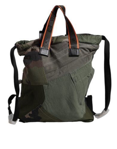 Military Patchwork Rucksack Backpack Men's Bag - Dolce & Gabbana - Modalova