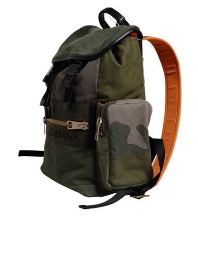 Military Patchwork Travel Backpack Men's Bag - Dolce & Gabbana - Modalova