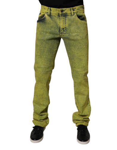 Cotton Stretch Skinny Men Denim Men's Jeans - Dolce & Gabbana - Modalova