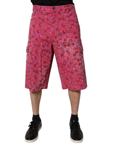 Cherry Print Cargo Cotton Men's Shorts (Pre-Owned) - Dolce & Gabbana - Modalova
