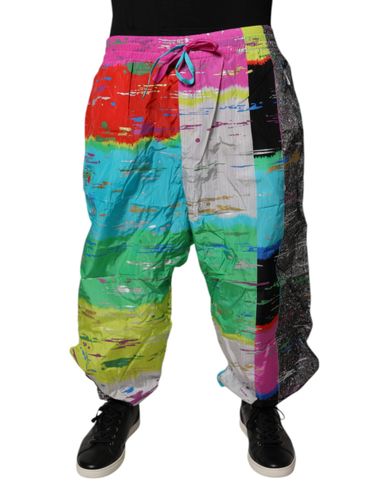 Patchwork Mid Waist SweatMen's Men's Pants - Dolce & Gabbana - Modalova