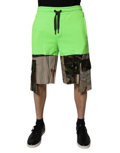 Patchwork Camouflage Men Cargo Men's Shorts (Pre-Owned) - Dolce & Gabbana - Modalova