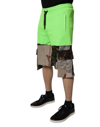Patchwork Camouflage Men Cargo Men's Shorts (Pre-Owned) - Dolce & Gabbana - Modalova
