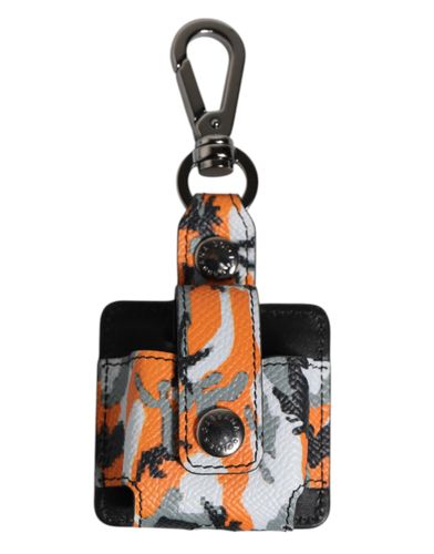 Camouflage Leather Airpods Men's Case - Dolce & Gabbana - Modalova