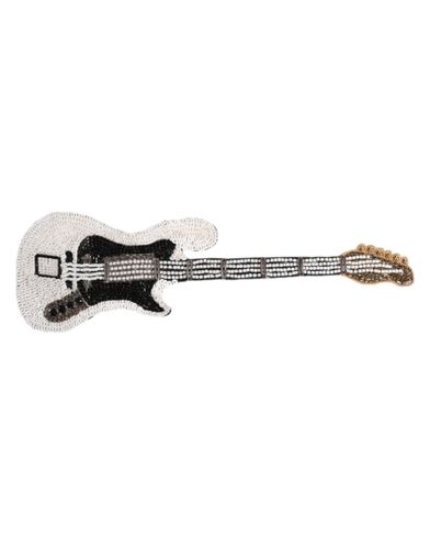 Brass Logo Beaded Guitar Pin Men's Brooch - Dolce & Gabbana - Modalova