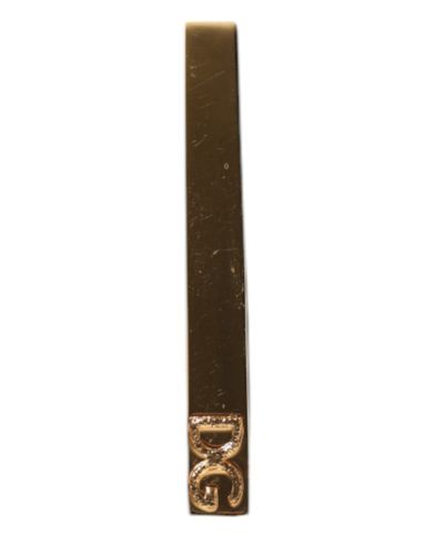 Tone Brass Logo Branded Tie Clip Men's Bar - Dolce & Gabbana - Modalova