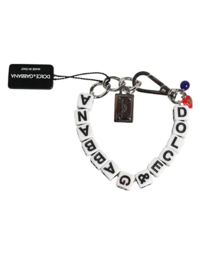 Brass Chain Dice Logo Embellished Charm Women's Bracelet - Dolce & Gabbana - Modalova