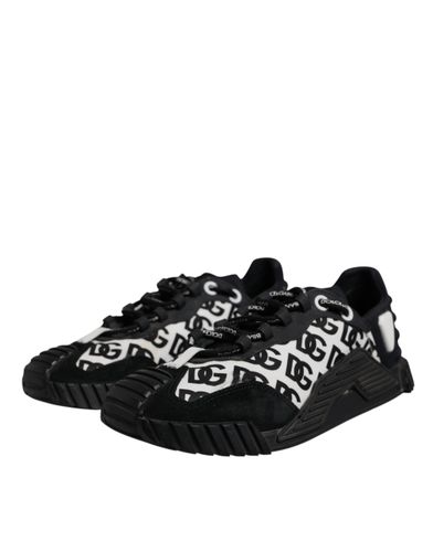 Black Logo Lace Up Low Top NS1 Sneakers Men's Shoes (Pre-Owned) - Dolce & Gabbana - Modalova