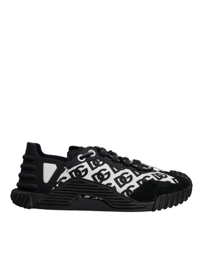Black Logo Lace Up Low Top NS1 Sneakers Men's Shoes (Pre-Owned) - Dolce & Gabbana - Modalova