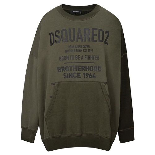 Cotton Men's Sweatshirt - DsquaredÂ² - Modalova