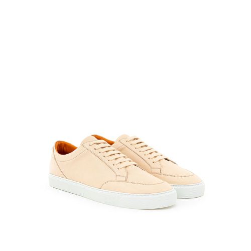 Leather Low Top Women's Sneakers - Burberry - Modalova
