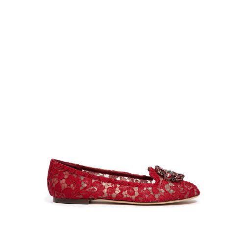 Viscose Ballet Women's Flats - Dolce & Gabbana - Modalova