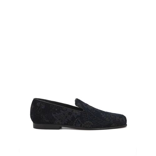 Leather Slip-On Men's Loafers - Etro - Modalova
