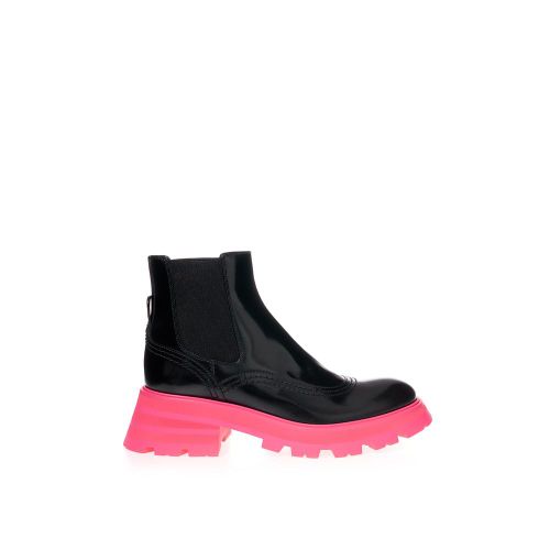 Leather Chelsea Women's Boots - Alexander McQueen - Modalova