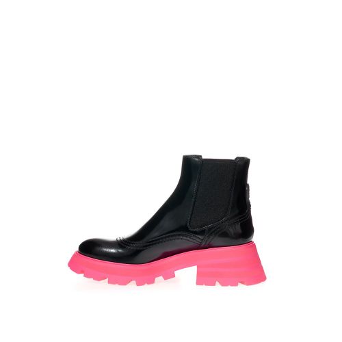 Leather Chelsea Women's Boots - Alexander McQueen - Modalova