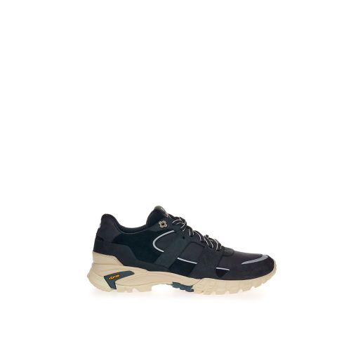 Suede Leather Athletic Men's Sneakers - Lardini - Modalova