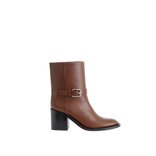 Leather Ankle Women's Boots - Burberry - Modalova