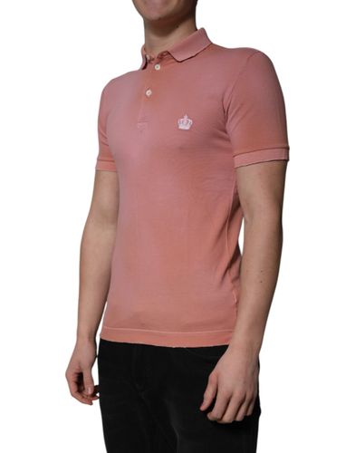 Cotton Crown Collared Polo Men's T-shirt (Pre-Owned) - Dolce & Gabbana - Modalova