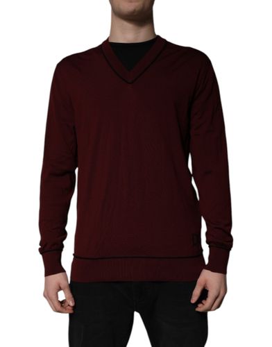 Cashmere V-neck Men Pullover Men's Sweater (Pre-Owned) - Dolce & Gabbana - Modalova