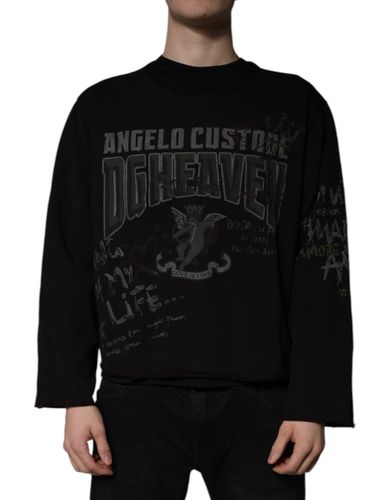 DG Heaven Crew Neck Pullover Men's Sweater - Dolce & Gabbana - Modalova