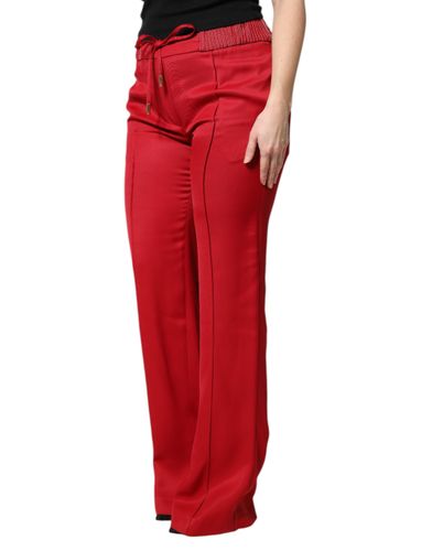 Viscose Straight Fit Women's Pants - Dolce & Gabbana - Modalova