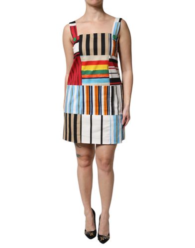 Cotton Stripe Sleeveless Women's Dress - Dolce & Gabbana - Modalova