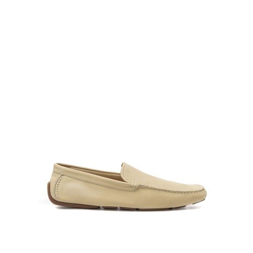 Bally Beige Leather Men's Moccassin - Bally - Modalova