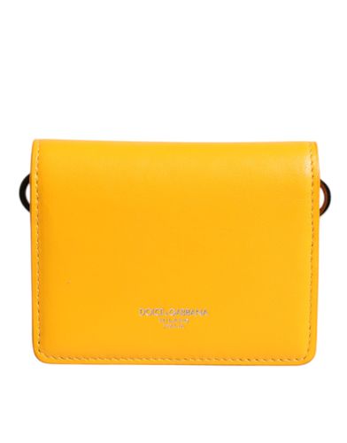 Leather Bifold Card Holder Crossbody Men's Bag (Pre-Owned) - Dolce & Gabbana - Modalova