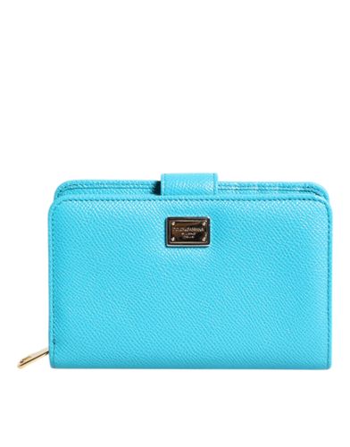 Leather Bifold Continental Clutch Women's Wallet - Dolce & Gabbana - Modalova
