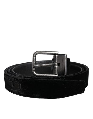 Leather Metal Buckle Classic Men's Belt - Dolce & Gabbana - Modalova
