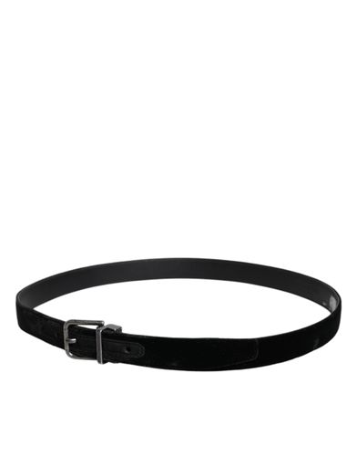 Leather Metal Buckle Classic Men's Belt - Dolce & Gabbana - Modalova