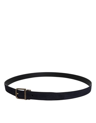 Goat Leather Metal Buckle Classic Men's Belt - Dolce & Gabbana - Modalova