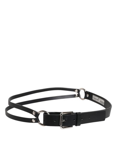 Leather Classic Metal Logo Buckle Men's Belt (Pre-Owned) - Dolce & Gabbana - Modalova