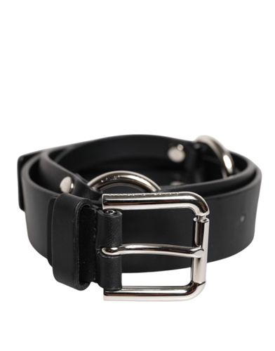 Leather Classic Metal Logo Buckle Men's Belt (Pre-Owned) - Dolce & Gabbana - Modalova