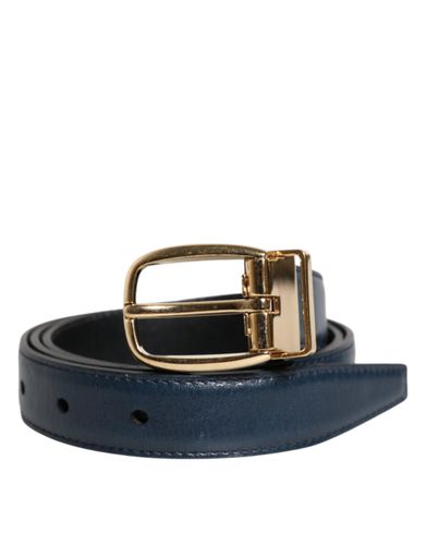 Leather Metal Buckle Classic Men's Belt (Pre-Owned) - Dolce & Gabbana - Modalova