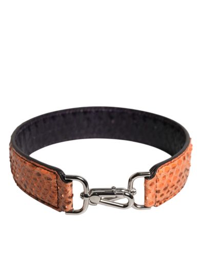 Black Exotic Leather Bag Shoulder Women's Strap - Dolce & Gabbana - Modalova