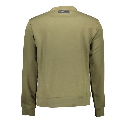 Verde Cotton Men Men's Sweatshirt - Plein Sport - Modalova