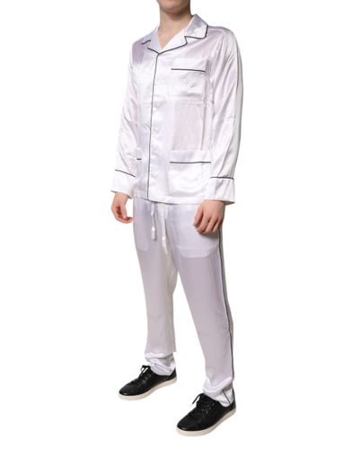 Satin Silk Men Pajama Set Men's Sleepwear (Pre-Owned) - Dolce & Gabbana - Modalova