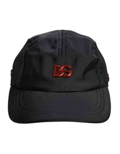 Nylon DG Logo 6 Panels Baseball Men's Cap - Dolce & Gabbana - Modalova