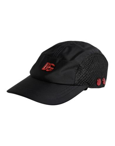 Nylon DG Logo 6 Panels Baseball Men's Cap - Dolce & Gabbana - Modalova