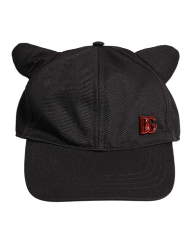 Cotton Logo Patch 6 Panels Baseball Men's Cap (Pre-Owned) - Dolce & Gabbana - Modalova