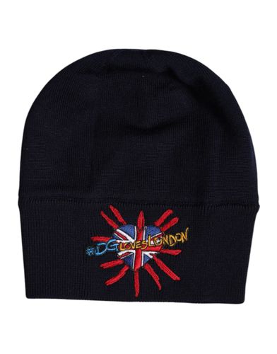 Wool #DGLovesLondon Winter Beanie Men's Hat (Pre-Owned) - Dolce & Gabbana - Modalova